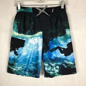 Big Chill Driver Cargo Swim Shorts  Boys SZ 10/12